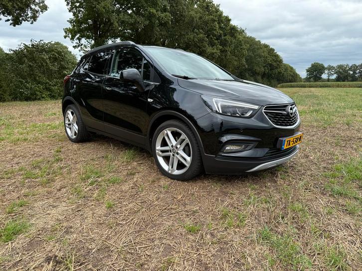 Opel MokkaX 1.4 Turbo Automaat 2018 Zwart alle opties! Leer, Auto's, Opel, MokkaX, ABS, Achteruitrijcamera, Airbags, Airconditioning