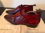Santoni Double Monk Straps Maat 10 - Zo Goed Als Nieuw, Kleding | Heren, Schoenen, Ophalen of Verzenden, Zo goed als nieuw, Bruin