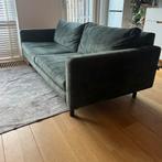 3-zitsbank donkergroen velvet bank  So True by De Troubadour, Huis en Inrichting, Overige materialen, Gebruikt, Driepersoons, 75 tot 100 cm
