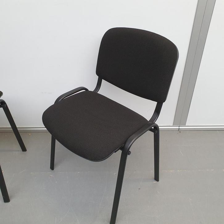 Car kantinestoel - zwarte stof, Huis en Inrichting, Stoelen, Gebruikt