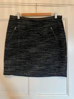 Zwarte /wit Tweed Rok met glittertje, Kleding | Dames, Rokken, Maat 38/40 (M), Zwart, Ophalen of Verzenden, Zo goed als nieuw