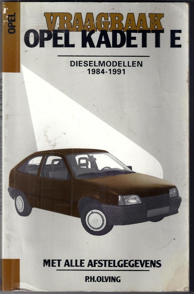 Bo11703 vraagbaak opel kadett e dieselmodellen 1984 - 1991, Ophalen of Verzenden
