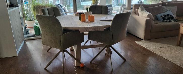Riverdale Ronde Eettafel - Binnen & Buiten, Huis en Inrichting, Tafels | Eettafels, Gebruikt, 100 tot 150 cm, 100 tot 150 cm, Vier personen