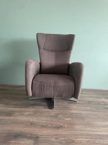 Prominent sorisso relax fauteuil / relax stoel bruine stof beschikbaar voor biedingen