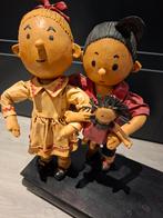 Suske en wiske op houten sokkel, Verzamelen, Stripfiguren, Ophalen, Suske en Wiske, Gebruikt, Beeldje of Figuurtje