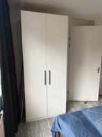 Witte kledingkast, Huis en Inrichting, Kasten | Kledingkasten, Ophalen, Zo goed als nieuw, 50 tot 75 cm, 200 cm of meer