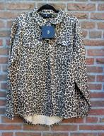 Sisters Point nieuwe gave panterprint blouse stretch. XL, Bruin, Maat 46/48 (XL) of groter, Sisters Point, Nieuw