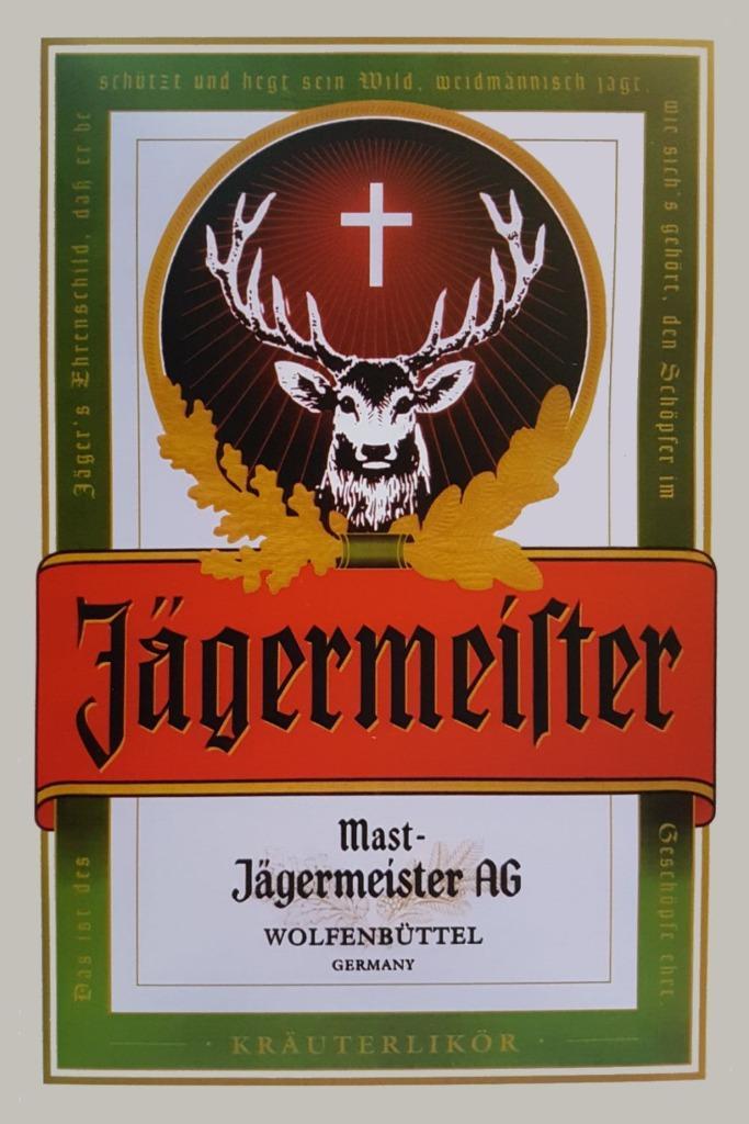 Jagermeister logo hert reclamebord van metaal wandbord deco, Verzamelen, Merken en Reclamevoorwerpen, Nieuw, Reclamebord, Ophalen of Verzenden