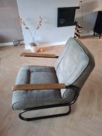 Olijf groene stoel van Leen Bakker, Huis en Inrichting, Stoelen, Overige materialen, Overige kleuren, Ophalen of Verzenden, Zo goed als nieuw