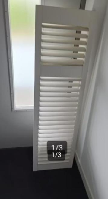 Shutters 1 deel blinde bediening wit beschikbaar voor biedingen