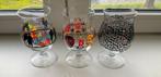 Duvel bierglas art collection 2010, 2020 en 2021 in 1 koop, Ophalen of Verzenden, Zo goed als nieuw, Glas of Glazen, Duvel