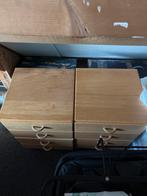 Houten ladekastjes, Huis en Inrichting, Ophalen, Gebruikt, Eikenhout, 50 tot 100 cm