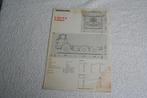 Folder Hanomag Henschel F 201 S-2 trekker (circa 1974), Ophalen of Verzenden, Gelezen, Overige merken