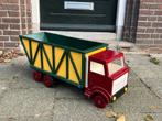 Vintage houten vrachtwagen xxl kiepwagen montessori, Kinderen en Baby's, Speelgoed | Houten speelgoed, Verzenden, Zo goed als nieuw