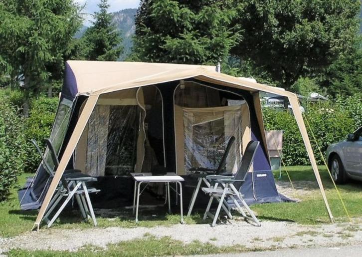 Trigano Odyssee GL en Safari 2 x, Caravans en Kamperen, Vouwwagens, Trigano, tot en met 5, Meerkleurig, Aanwezig, Ophalen of Verzenden