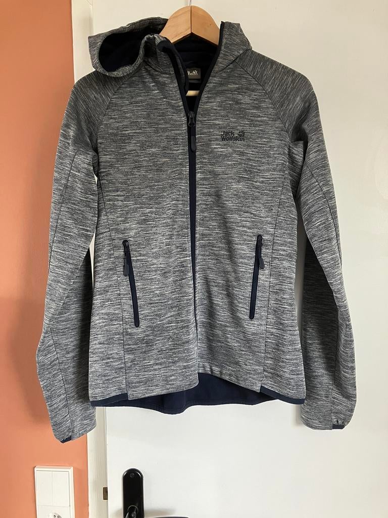 Jack Wolfskin donkerblauw outdoor vest S/36, Ophalen of Verzenden, Zo goed als nieuw, Maat 36 (S), Blauw
