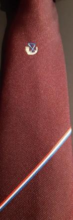 PTT Post stropdas rood met Posthoorn, Verzamelen, Ophalen of Verzenden, Nieuw, Gebruiksvoorwerp