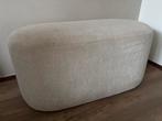 Witte Jysk poef - makkelijk schoon te maken, Ophalen, Gebruikt, Minder dan 50 cm, 50 tot 75 cm