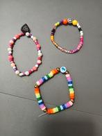 Armbandjes zelfgemaakt, €0,50 per stuk € 1,25 voor allemaal, Overige kleuren, Kunststof of Plastic, Nieuw, Ophalen of Verzenden
