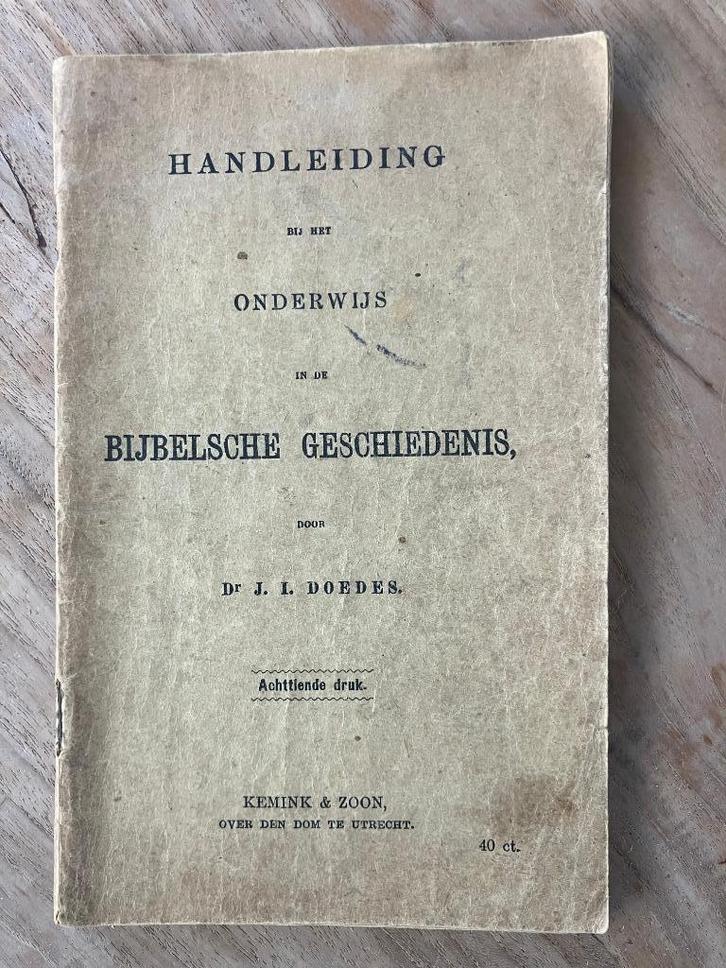 Boekje Handleiding Bijbelsche Geschiedenis, Boeken, Godsdienst en Theologie, Gelezen, Christendom | Protestants, Ophalen of Verzenden