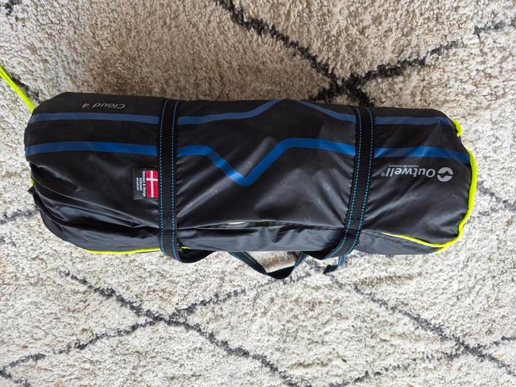 Outwell Cloud 4 Tent - Zo goed als nieuw!, Caravans en Kamperen, Tenten, Zo goed als nieuw, Ophalen