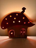 Atelier de Noest Paddenstoel Lampje, Ophalen of Verzenden, Gebruikt, Hout