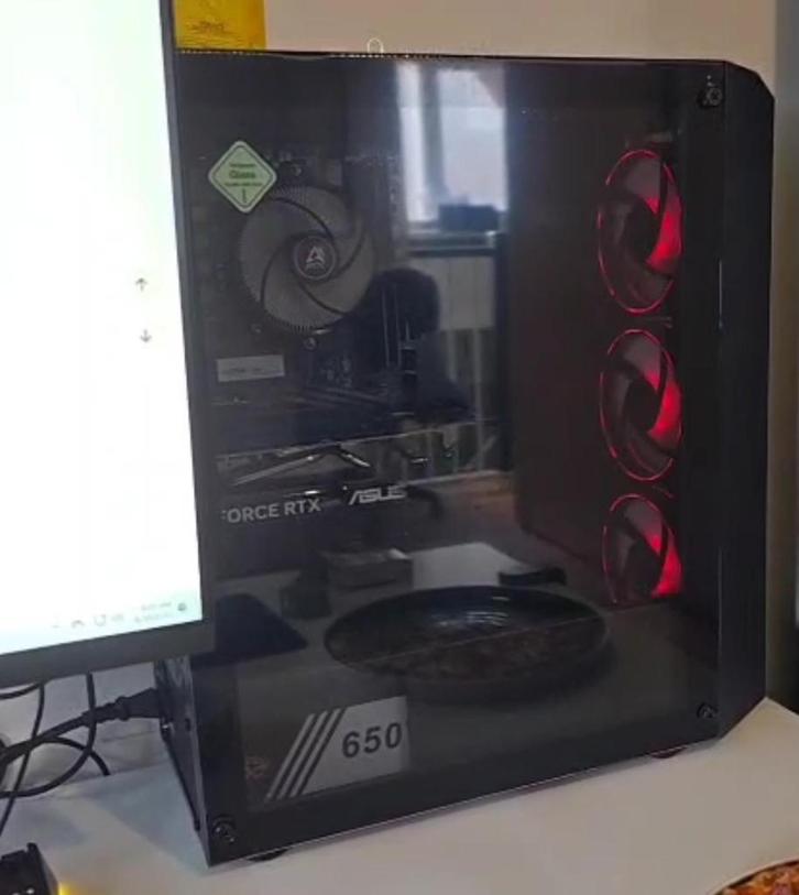 EXTREMEGAMER X EDITION LEVEL 1 Zwart | AMD Ryzen 7, Computers en Software, Desktop Pc's, Zo goed als nieuw, 4 Ghz of meer, SSD