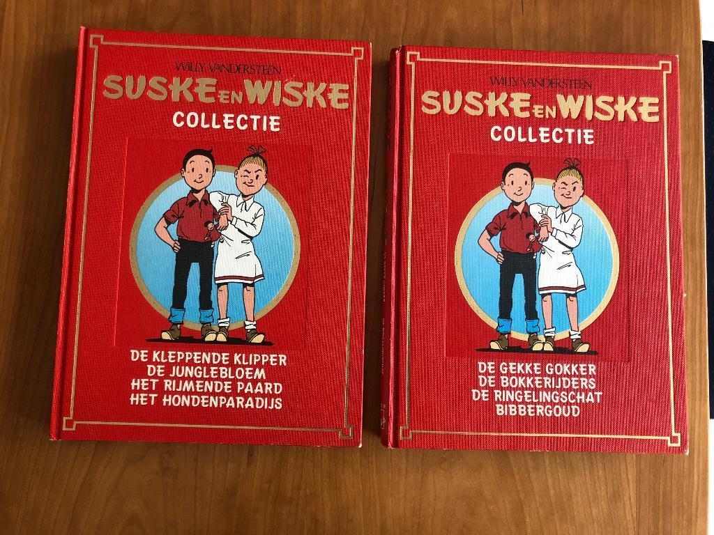 Suske en Wiske Lekturama reeks 2 x 4 strips met thema., Meerdere stripboeken, Ophalen, Gelezen, Willy Vandersteen