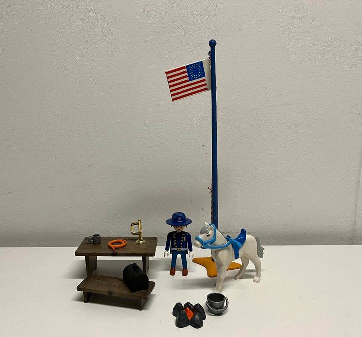 Western 347: Inrichting US Noorderlingen Fort 5245 3023 3806, Kinderen en Baby's, Speelgoed | Playmobil, Gebruikt, Los playmobil