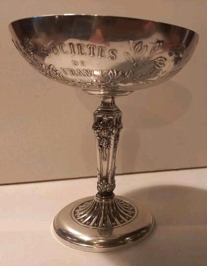 Prachtige zilveren beker (194 gram), Antiek en Kunst, Antiek | Goud en Zilver, Zilver, Ophalen of Verzenden