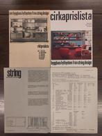 Nisse String wandrek folders prijslijst jaren 60 70 info, Ophalen of Verzenden, Gelezen, Stijl of Stroming