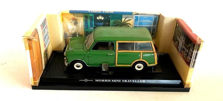 Mini Traveller - Countryman groen Kyosho 1:18., Hobby en Vrije tijd, Modelauto's | 1:18, Zo goed als nieuw, Auto, Kyosho, Ophalen of Verzenden