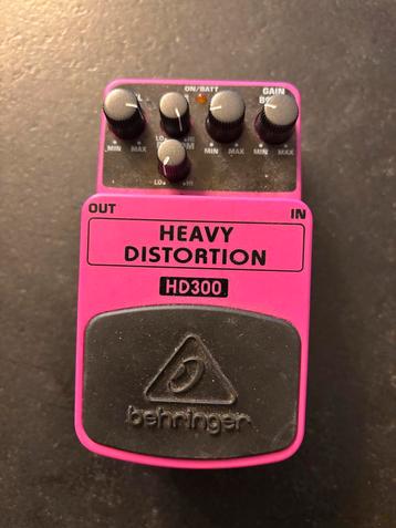 Behringer HD300 Heavy Distortion Pedaal beschikbaar voor biedingen