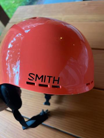Ski helm in oranje/roze van Smith 53-58 cm beschikbaar voor biedingen