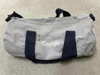 Google Canvas Weekendtas – Grijs met donkerblauw, 30 cm of meer, Ophalen of Verzenden, Zo goed als nieuw, 60 tot 80 cm