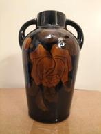 Sier vaas, Zwart, Aardewerk of Porselein, Ophalen of Verzenden, Zo goed als nieuw