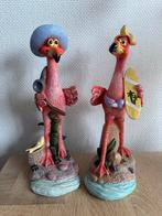 2 zomerse strand flamingo beeldjes, Verzamelen, Ophalen of Verzenden, Zo goed als nieuw