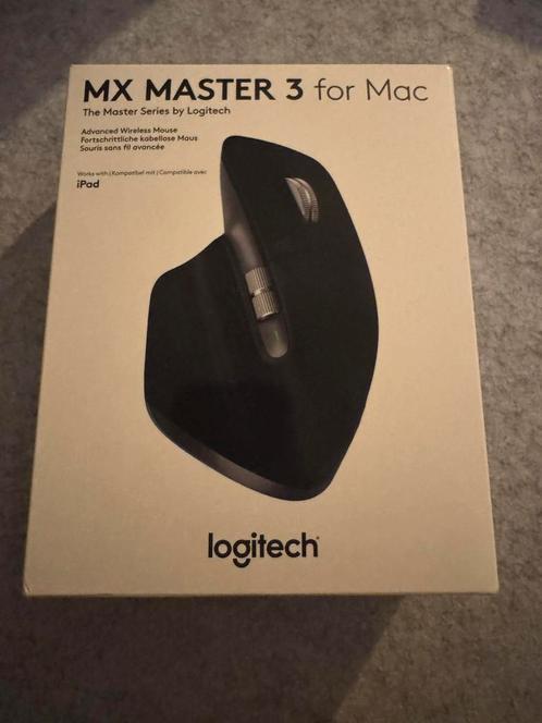 Logitech MX Master 3 for Mac Muis Space Grey NIEUW te koop!, Computers en Software, Muizen, Nieuw, Muis, Rechtshandig, Draadloos