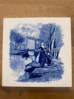 Delfts Blauw Tegel met Hollands Tafereel, Ophalen