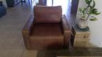 fauteuil : nubuckleer, Huis en Inrichting, Fauteuils, Ophalen, Gebruikt, Lounge, 75 tot 100 cm