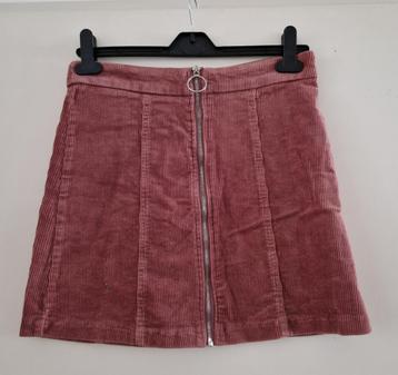 Oud-roze dames cord rok maat S * i beschikbaar voor biedingen