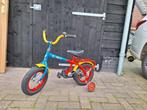 Loekie kinderfiets 12 inch zijwieltjes, Ophalen, Gebruikt, Minder dan 16 inch, Zijwieltjes