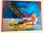 Peter Klashorst Original - 1m x 75cm, Antiek en Kunst, Ophalen