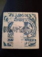 Gezocht: tegeltje 1957, Verzenden, Overige sporten