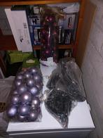 2  zakken aan kerstballen en kerstverlichting, Ophalen, Gebruikt