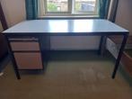 Ahrend Bureau - industrieel retro bruin-wit, Huis en Inrichting, Bureaus, Ophalen, Gebruikt, Bureau