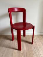 Bruno Rey stoelen rood - 6 stuks, Huis en Inrichting, Vijf, Zes of meer stoelen, Metaal, Vintage, Zo goed als nieuw