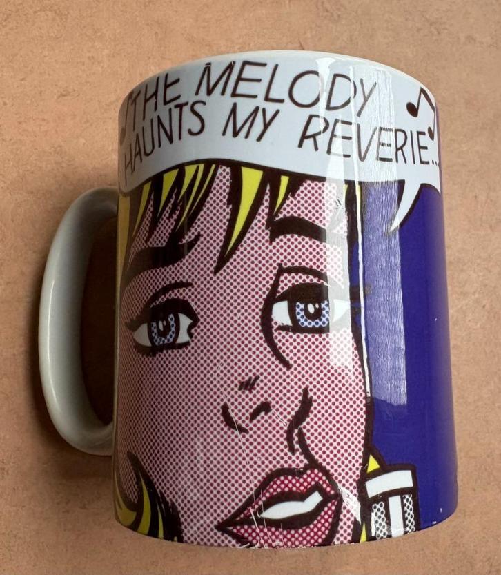 Roy Lichtenstein mok (Reverie, 1965), Huis en Inrichting, Keuken | Servies, Zo goed als nieuw, Kop(pen) en/of Schotel(s), Overige stijlen