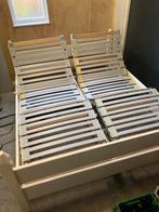 Bed 160x200 met 2x electrisch verstelbare lattenbodems 80200, Ophalen, Gebruikt, Tweepersoons, 160 cm