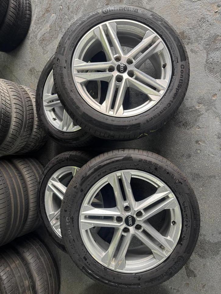 ✅ Originele 19 inch Audi Q5 velgen banden s-line🛞, Auto-onderdelen, Banden en Velgen, Banden en Velgen, Zomerbanden, 19 inch